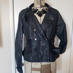 Faux Leather Jacket